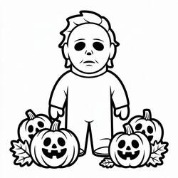 Dibujo Michael Myers (Películas y Series de TV) #222137 para imprimir y colorear