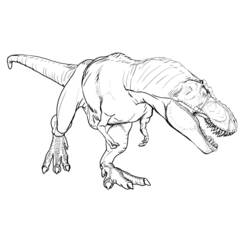 Dibujos para colorear: Parque Jurásico - Dibujos para Colorear e Imprimir Gratis