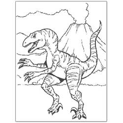Dibujo para colorear: Parque Jurásico (Películas y Series de TV) #15904 - Dibujos para Colorear e Imprimir Gratis