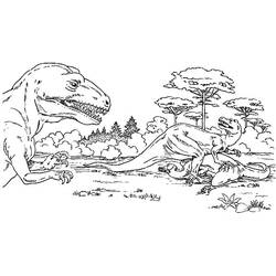 Dibujo para colorear: Parque Jurásico (Películas y Series de TV) #15940 - Dibujos para Colorear e Imprimir Gratis