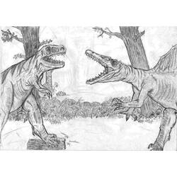 Dibujo para colorear: Parque Jurásico (Películas y Series de TV) #15941 - Dibujos para Colorear e Imprimir Gratis