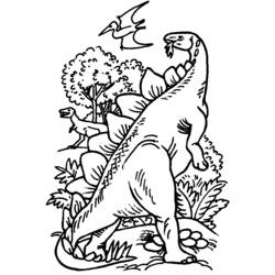 Dibujo para colorear: Parque Jurásico (Películas y Series de TV) #16051 - Dibujos para Colorear e Imprimir Gratis