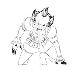 Dibujo para colorear: Pennywise (Películas y Series de TV) #220390 - Dibujos para Colorear e Imprimir Gratis