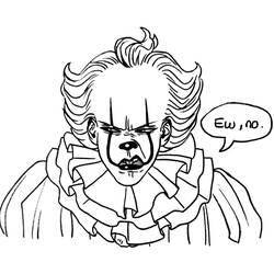 Dibujo para colorear: Pennywise (Películas y Series de TV) #220391 - Dibujos para Colorear e Imprimir Gratis