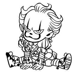 Dibujos para colorear: Pennywise - Dibujos para Colorear e Imprimir Gratis