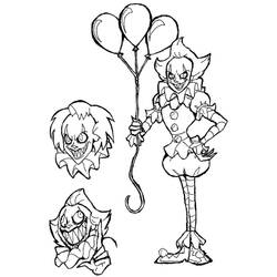 Dibujo para colorear: Pennywise (Películas y Series de TV) #220399 - Dibujos para Colorear e Imprimir Gratis