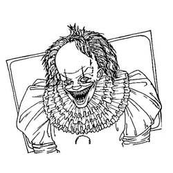 Dibujo para colorear: Pennywise (Películas y Series de TV) #220402 - Dibujos para Colorear e Imprimir Gratis