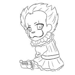 Dibujo para colorear: Pennywise (Películas y Series de TV) #220408 - Dibujos para Colorear e Imprimir Gratis