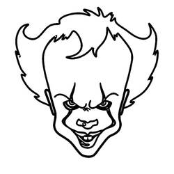 Dibujo para colorear: Pennywise (Películas y Series de TV) #220412 - Dibujos para Colorear e Imprimir Gratis