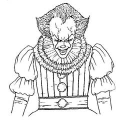 Dibujo para colorear: Pennywise (Películas y Series de TV) #220413 - Dibujos para Colorear e Imprimir Gratis