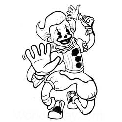 Dibujo para colorear: Pennywise (Películas y Series de TV) #220414 - Dibujos para Colorear e Imprimir Gratis