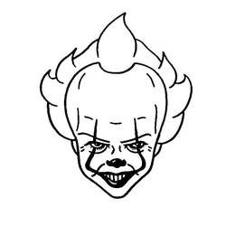 Dibujo para colorear: Pennywise (Películas y Series de TV) #220416 - Dibujos para Colorear e Imprimir Gratis