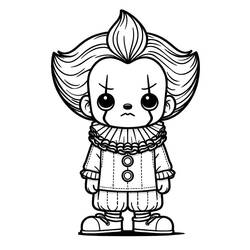 Dibujo para colorear: Pennywise (Películas y Series de TV) #220424 - Dibujos para Colorear e Imprimir Gratis