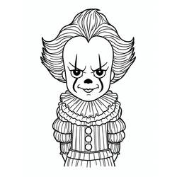 Dibujo para colorear: Pennywise (Películas y Series de TV) #220425 - Dibujos para Colorear e Imprimir Gratis