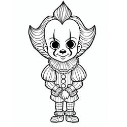 Dibujo para colorear: Pennywise (Películas y Series de TV) #220429 - Dibujos para Colorear e Imprimir Gratis