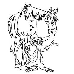 Dibujo para colorear: Pippi Calzaslargas (Películas y Series de TV) #208340 - Dibujos para Colorear e Imprimir Gratis