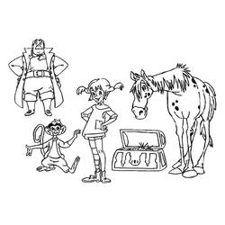 Dibujo para colorear: Pippi Calzaslargas (Películas y Series de TV) #208346 - Dibujos para Colorear e Imprimir Gratis