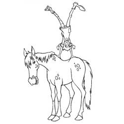 Dibujo para colorear: Pippi Calzaslargas (Películas y Series de TV) #208347 - Dibujos para Colorear e Imprimir Gratis