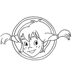 Dibujo para colorear: Pippi Calzaslargas (Películas y Series de TV) #208348 - Dibujos para Colorear e Imprimir Gratis