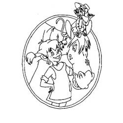 Dibujo para colorear: Pippi Calzaslargas (Películas y Series de TV) #208360 - Dibujos para Colorear e Imprimir Gratis