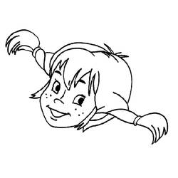 Dibujo para colorear: Pippi Calzaslargas (Películas y Series de TV) #208363 - Dibujos para Colorear e Imprimir Gratis