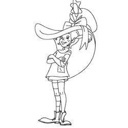 Dibujo para colorear: Pippi Calzaslargas (Películas y Series de TV) #208364 - Dibujos para Colorear e Imprimir Gratis