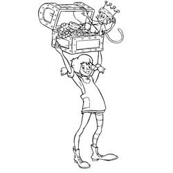 Dibujo para colorear: Pippi Calzaslargas (Películas y Series de TV) #208366 - Dibujos para Colorear e Imprimir Gratis