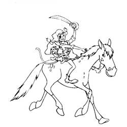 Dibujo para colorear: Pippi Calzaslargas (Películas y Series de TV) #208368 - Dibujos para Colorear e Imprimir Gratis