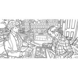 Dibujo para colorear: Sherlock (Películas y Series de TV) #153359 - Dibujos para Colorear e Imprimir Gratis