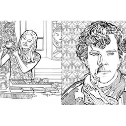 Dibujos para colorear: Sherlock - Dibujos para Colorear e Imprimir Gratis