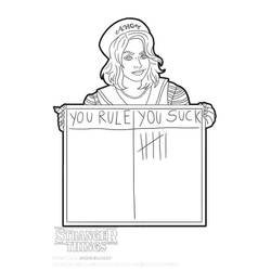 Dibujo para colorear: Stranger Things (Películas y Series de TV) #176159 - Dibujos para Colorear e Imprimir Gratis