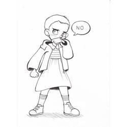 Dibujo para colorear: Stranger Things (Películas y Series de TV) #176163 - Dibujos para Colorear e Imprimir Gratis