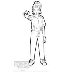 Dibujo para colorear: Stranger Things (Películas y Series de TV) #176164 - Dibujos para Colorear e Imprimir Gratis