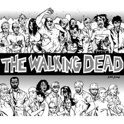 Dibujo para colorear: The Walking Dead (Películas y Series de TV) #151966 - Dibujos para Colorear e Imprimir Gratis
