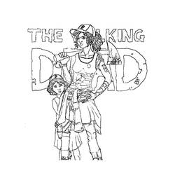 Dibujo para colorear: The Walking Dead (Películas y Series de TV) #151967 - Dibujos para Colorear e Imprimir Gratis