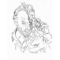 Dibujo para colorear: The Walking Dead (Películas y Series de TV) #152056 - Dibujos para Colorear e Imprimir Gratis