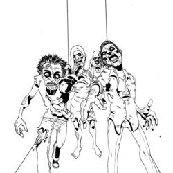 Dibujo para colorear: The Walking Dead (Películas y Series de TV) #152078 - Dibujos para Colorear e Imprimir Gratis