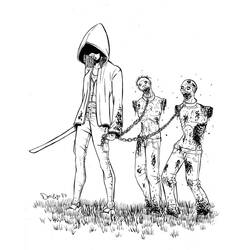 Dibujo para colorear: The Walking Dead (Películas y Series de TV) #152090 - Dibujos para Colorear e Imprimir Gratis