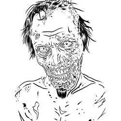 Dibujo para colorear: The Walking Dead (Películas y Series de TV) #152106 - Dibujos para Colorear e Imprimir Gratis