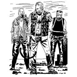 Dibujo para colorear: The Walking Dead (Películas y Series de TV) #152121 - Dibujos para Colorear e Imprimir Gratis