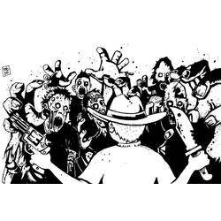 Dibujo para colorear: The Walking Dead (Películas y Series de TV) #152122 - Dibujos para Colorear e Imprimir Gratis