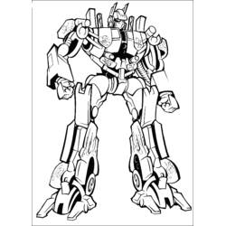Dibujo para colorear: Transformers (Películas y Series de TV) #75082 - Dibujos para Colorear e Imprimir Gratis