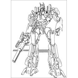 Dibujo para colorear: Transformers (Películas y Series de TV) #75084 - Dibujos para Colorear e Imprimir Gratis