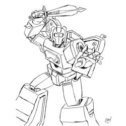 Dibujo para colorear: Transformers (Películas y Series de TV) #75086 - Dibujos para Colorear e Imprimir Gratis
