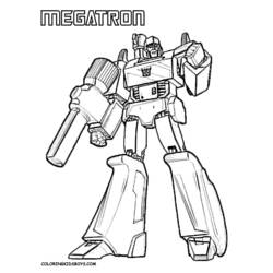 Dibujo para colorear: Transformers (Películas y Series de TV) #75096 - Dibujos para Colorear e Imprimir Gratis