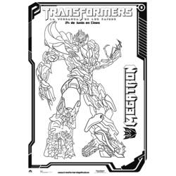 Dibujo para colorear: Transformers (Películas y Series de TV) #75158 - Dibujos para Colorear e Imprimir Gratis