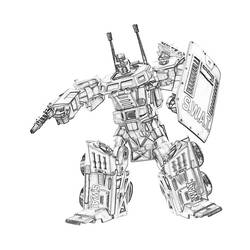 Dibujo para colorear: Transformers (Películas y Series de TV) #75183 - Dibujos para Colorear e Imprimir Gratis