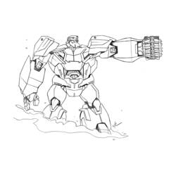Dibujo para colorear: Transformers (Películas y Series de TV) #75206 - Dibujos para Colorear e Imprimir Gratis