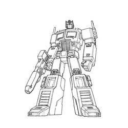 Dibujo para colorear: Transformers (Películas y Series de TV) #75219 - Dibujos para Colorear e Imprimir Gratis