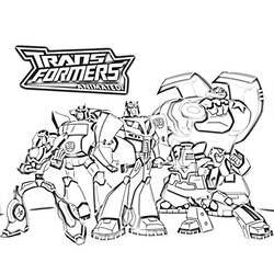 Dibujo para colorear: Transformers (Películas y Series de TV) #75269 - Dibujos para Colorear e Imprimir Gratis